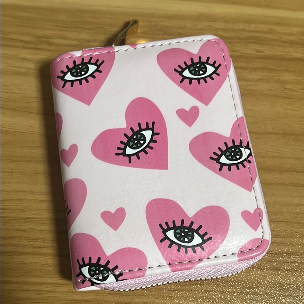 Pink Wallet PU Leather